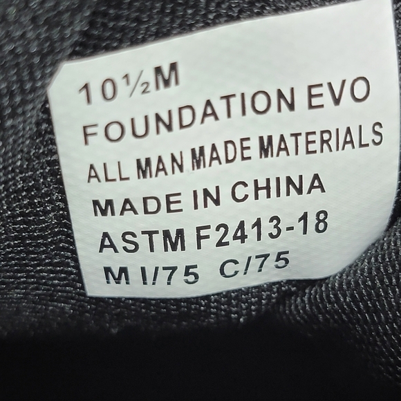 Nevados Men's Work Steel Toe Black Boots ASTM F2413-18 Size 10.5 Performance New - Picture 4 of 12